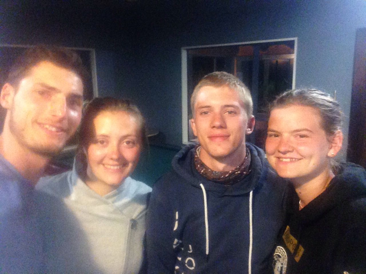 Wir mit Freddy und Nina